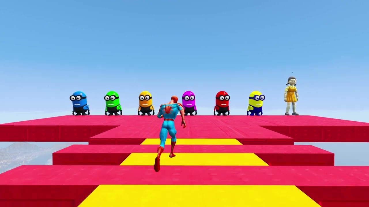 GTA 5 Ragdolls SPIDERMAN Jumps Fails Euphoria Physics 