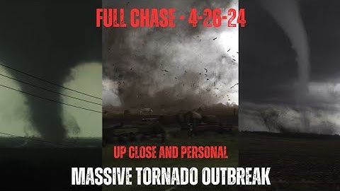 Intense and Extreme - Full Chase of Massive Tornado Outbreak Across Nebraska - A Documentary [4K]