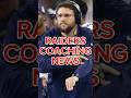 Raiders Coaching News! Could this be the next LB coach?