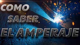 How to determine the amperage for each electrode