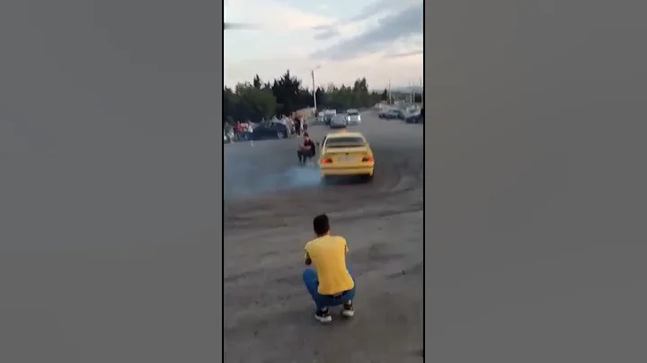 E36💛#bmw #e36 #m3 #yellow #car #drift