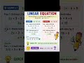 solve linear equations in easy way. #linearequations #linearalgebra