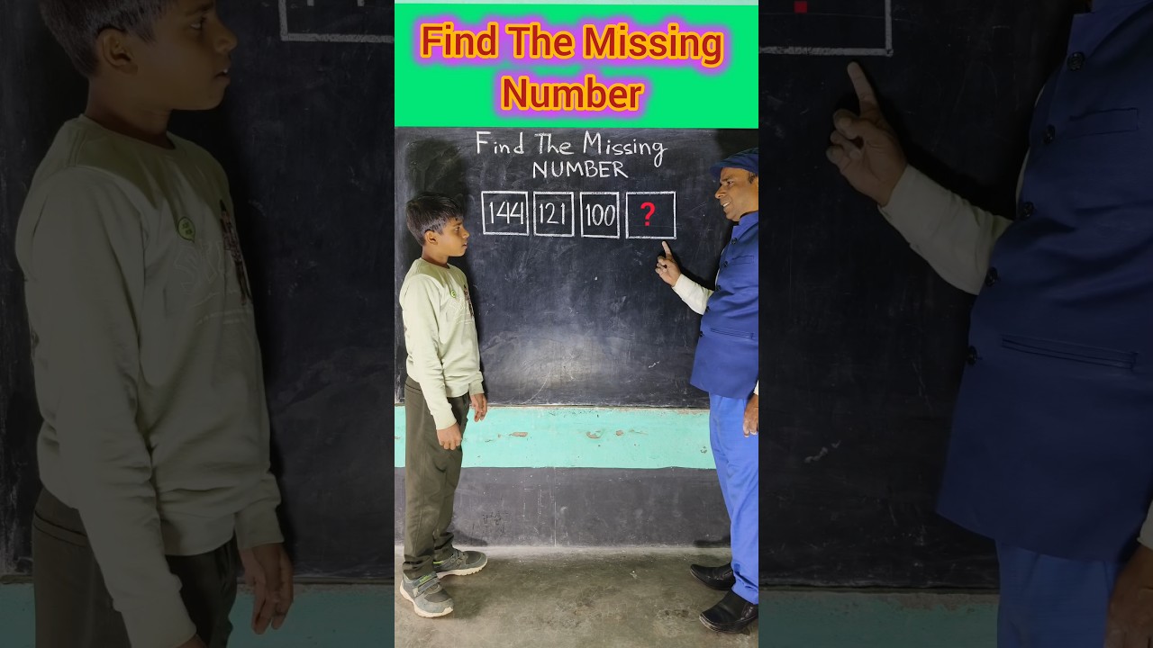 Find The Missing Number 🤯 