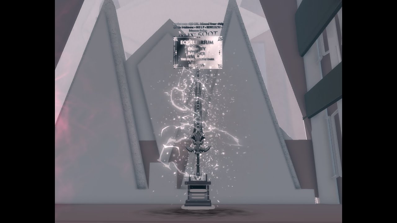 Equilibrium Showcase (Killstreak Sword Fighting Universe)