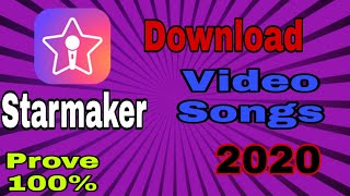 HOW TO DOWNLOAD VIDEO SONG FROM Starmaker || Kaise Starmaker Mp3 Songs Download Kare || 2020 screenshot 1
