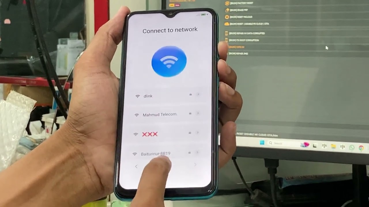 Xiaomi Redmi 9 mi account remove done with unlocktool 