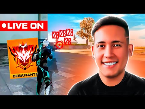 💙 LEVEL UP AO VIVO 💙 PEGANDO DESAFIANTE RANQUEADA 💙 FREE FIRE MOBILE 💙