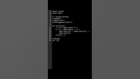 Heart by python turtle graphics tutorial​#python #pythonprogramming #ccoding8443 #pythontutorial