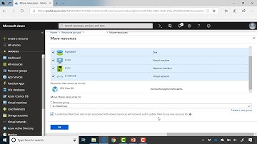 18 Demo  Move Resources between Resource Groups   AZ 103 Microsoft Azure Administrator 2019   A Clou