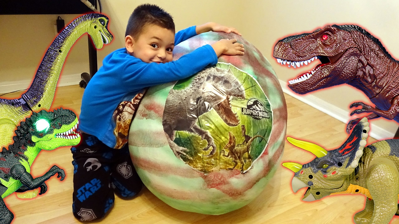 Dinosaur Mountain Adventure Part 3! Giant Dino Surprise Egg! 