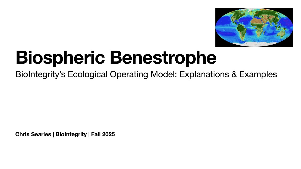 Biospheric Benestrophe | Fall 2025
