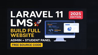 🔥Laravel 11 Ecommerce LMS: Full Udemy Clone Tutorial (2025)[ Course Section Delete Data ]