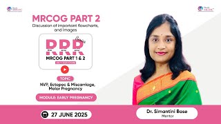 MRCOG Part 2 | RRR Series Season 3 | Dr.Simantini Bose | NVP , Ectopoc &Miscarriage, Molar Pregnancy