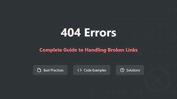 🚫 404 Errors Explained: Easy Guide to Understanding & Fixing 