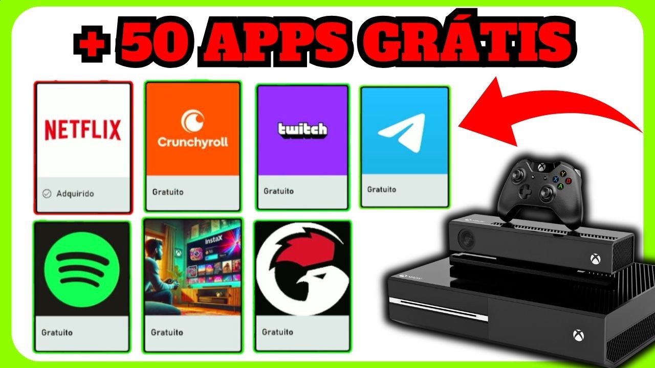 RESGATE AGORA 50 APPS GRÁTIS PARA XBOX ONE FAT S|X | EXPLORE AO MÁXIMO SEU XBOX