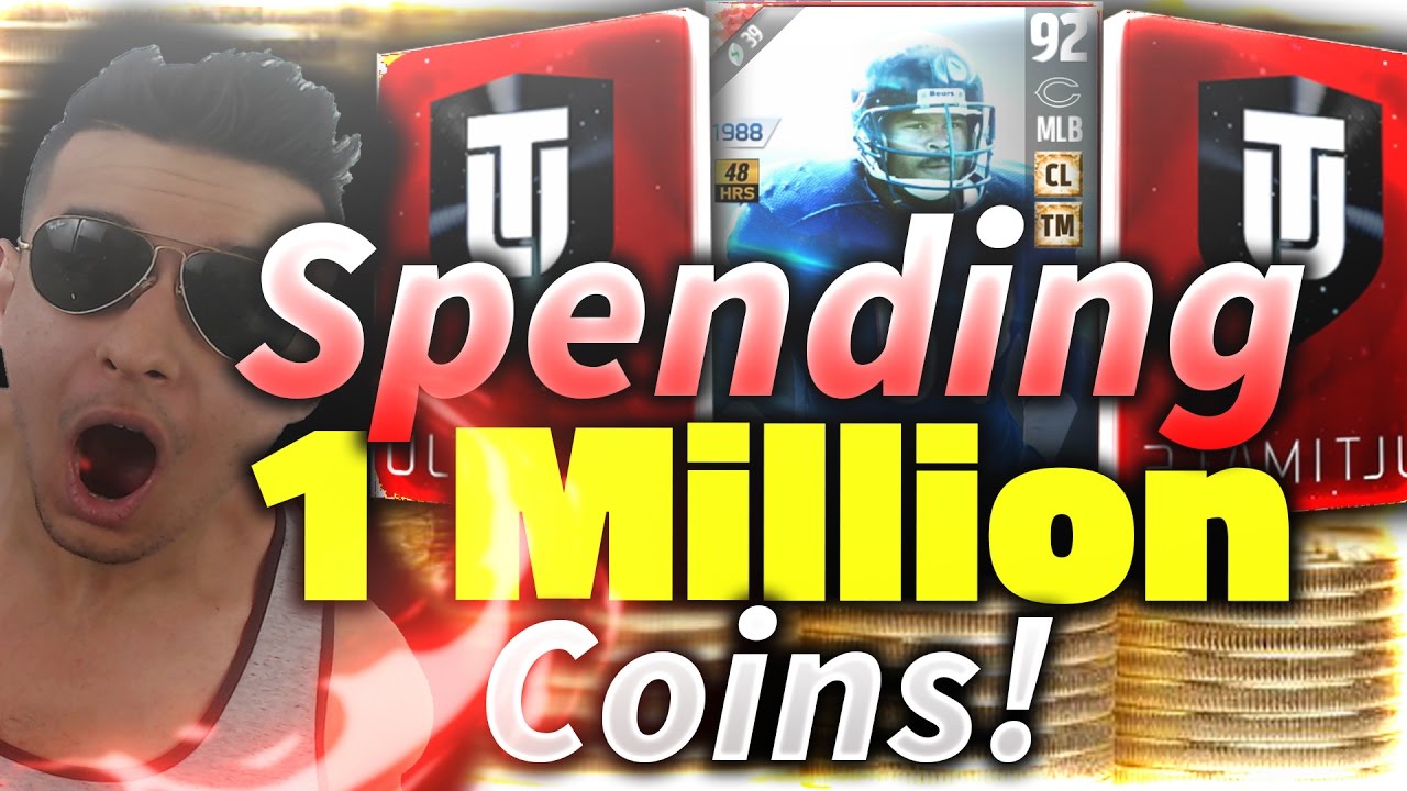 1 MILLION COIN SPENDING SPREE! CHOOSE WHO I BUY! - MADDEN 17 ULTIMATE TEAM PACK OPENING