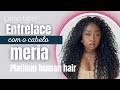 Como fazer entrelace com disfarce cabelo meria da  platinun tutorial passoapasso