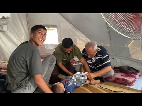 حملة ختان الأطفال في مراكز ايواء شمال قطاع غزة