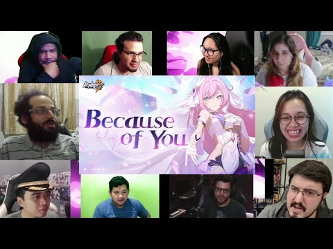 Medium Animation "Because of You" Honkai Impact 3rd REACTION MASHUP