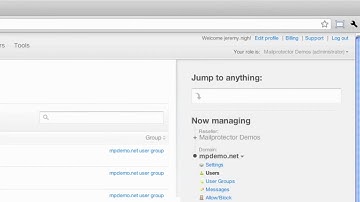 Mailprotector Console Basics