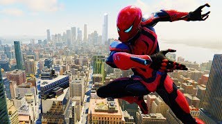 Spider-Man PS4 - Spider Armor MK III Flawless Combat & Free Roam Gameplay