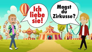 Learn German | Conversation about the circus | Dialog in German with subtitles