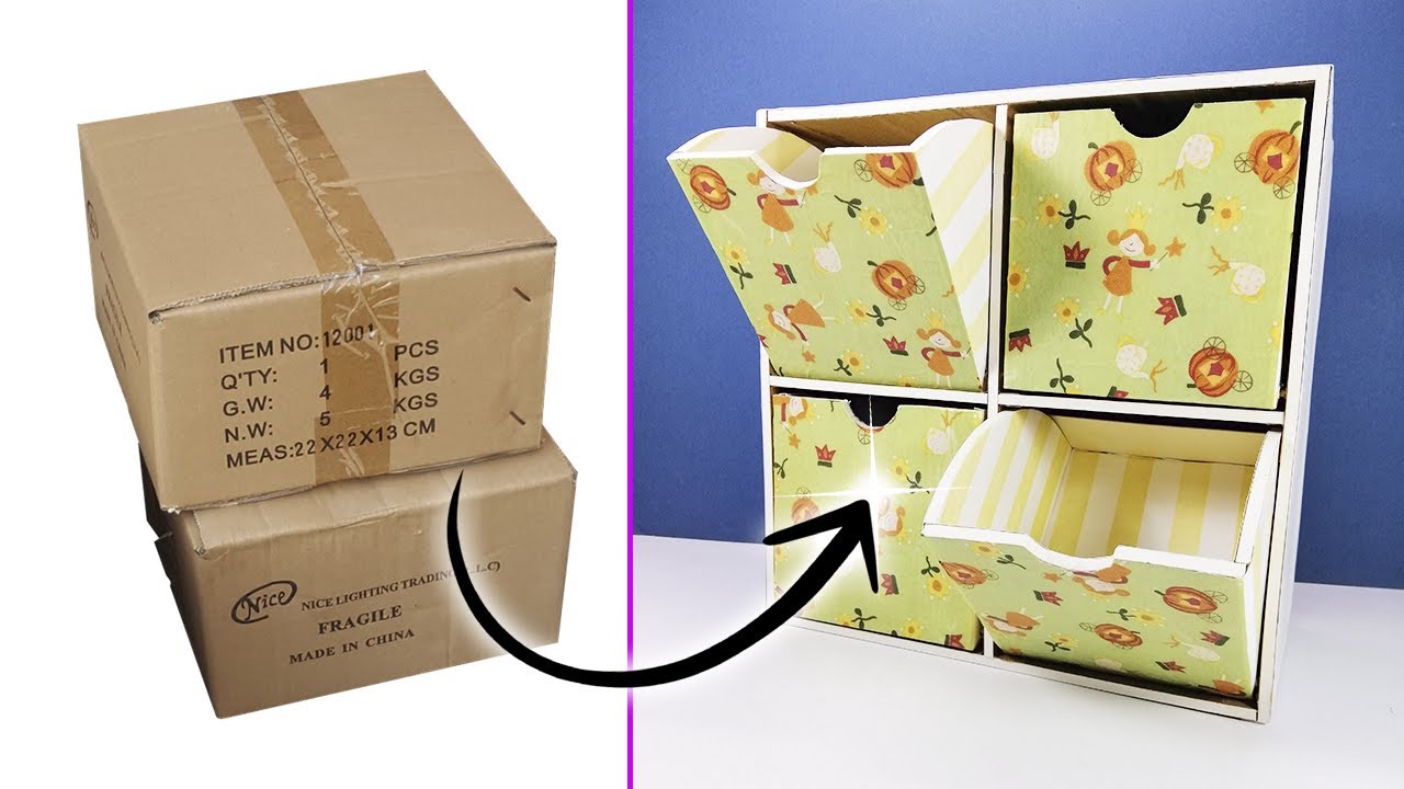 DIY GAVETERO Organizador 100% Cartón RECICLADO - Ecobrisa