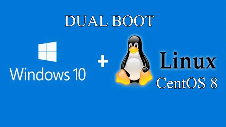 dual boot windows10 & centos 8 | linux | windows | dual boot install