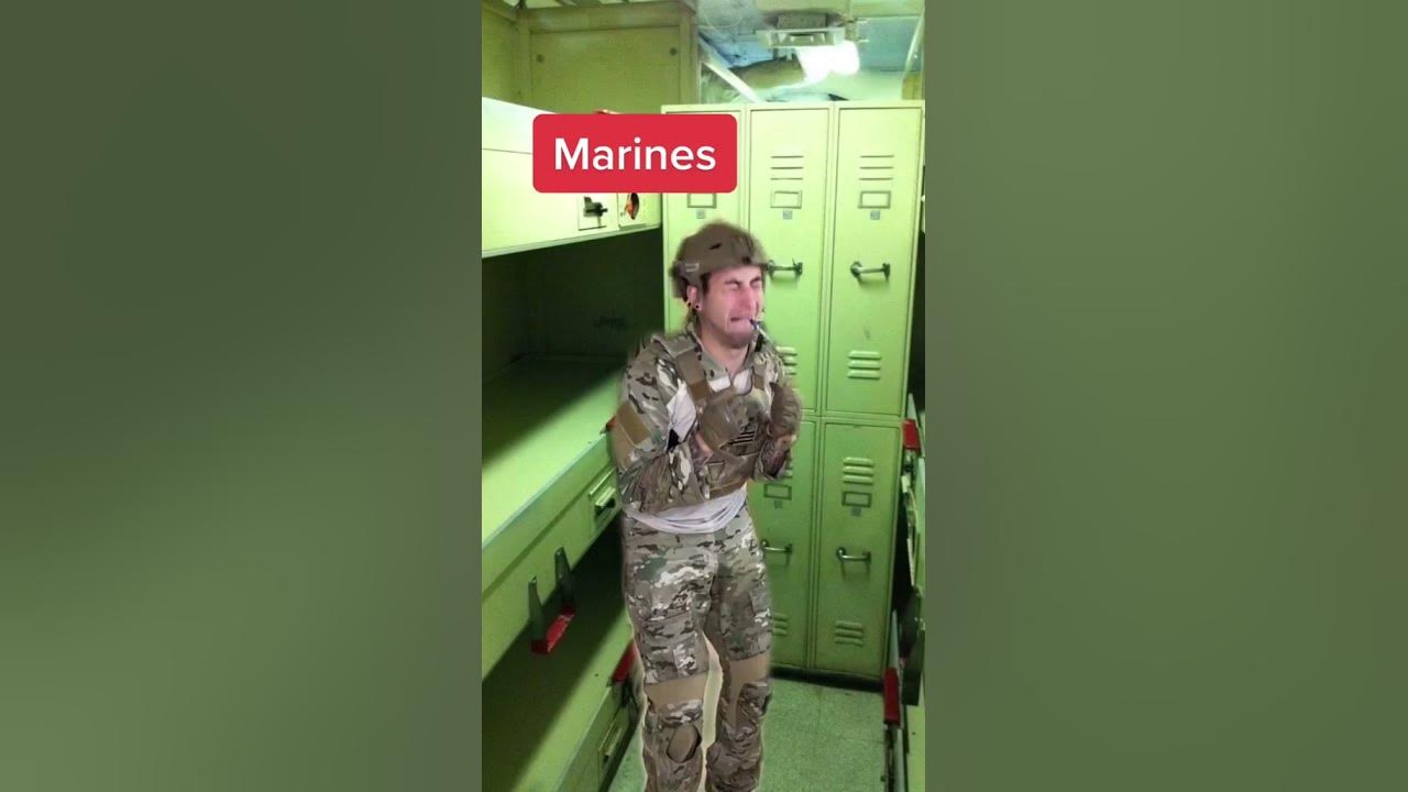 When Navy Hears Marine Is Onboard...