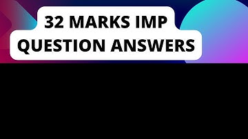 2024-2025 SSLC MODEL QUESTION PAPER 2 | KEY ANSWERS | Part 2 | 32 Marks Question answers |