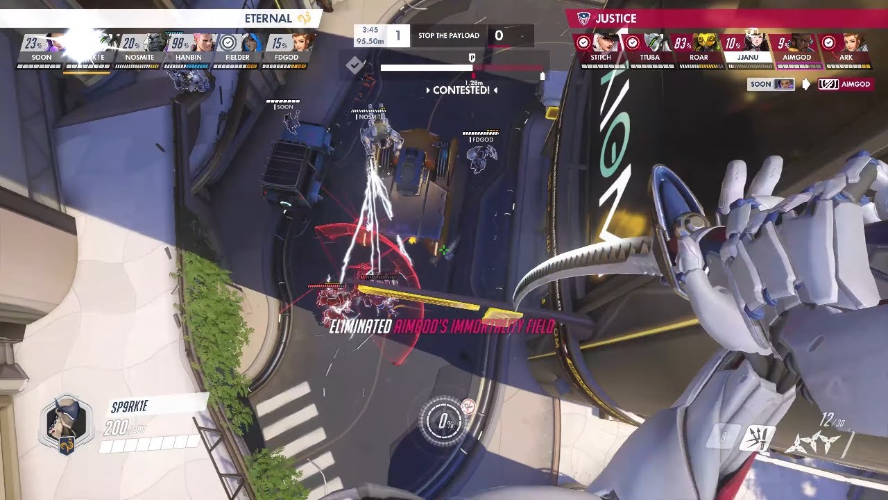 SP9RK1E GENJI POV Highlights | Paris Eternal vs Washington Justice | OWL S3 Week 26