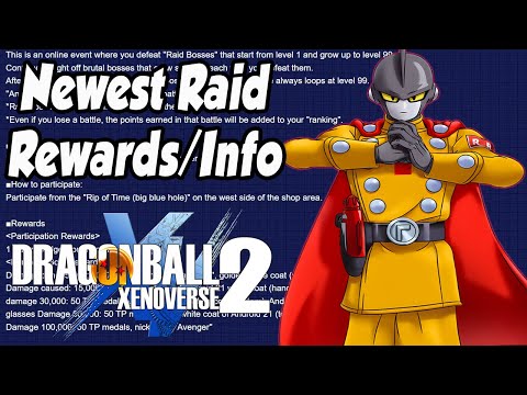 Dragon Ball Xenoverse 2 New Raid Rewards & Details - YouTube