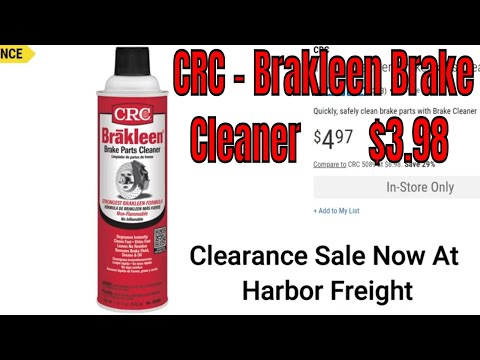How to properly use CRC Brakleen 