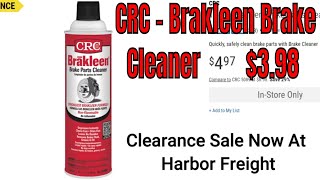 Harbor Freight - CRC Brakleen Brake Parts Cleaner - Clearance Sale Now!!