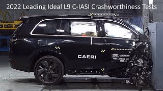 2022-2023 Leading Ideal L9 (理想L9) C-IASI Crashworthiness Tests (Small Overlap Crash Tests + More)