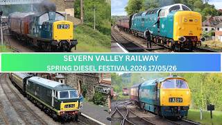 Severn valley railway spring diesel festival 2026 (photos at end) 17/05/26