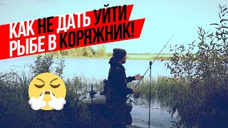 КАК НЕ ДАТЬ УЙТИ РЫБЕ в КОРЯЖНИК? Ловля карпа в сложных условиях. ШКОЛА ДОННОЙ ЛОВЛИ CARPTODAY