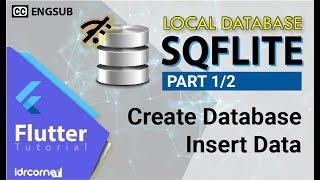 Flutter Tutorial -  SQFLITE (Pt 1/2) -  Create DB -  Insert Data