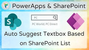 PowerApps Auto Suggest Search Text using SharePoint List Data