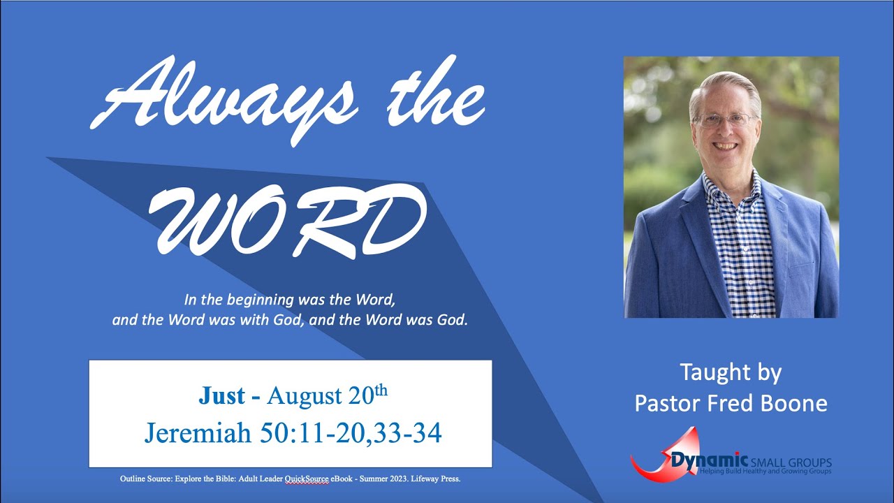 Always the WORD - August 20th - YouTube