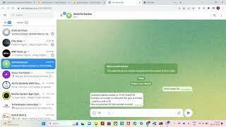 Creating a telegram chat bot by using API and database