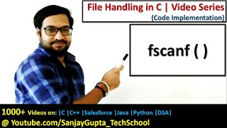 Use of fscanf( ) in file handling in c programming | by Sanjay Gupta