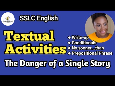 Activities / The Danger of a Single Story / SSLC English / by English Eduspot