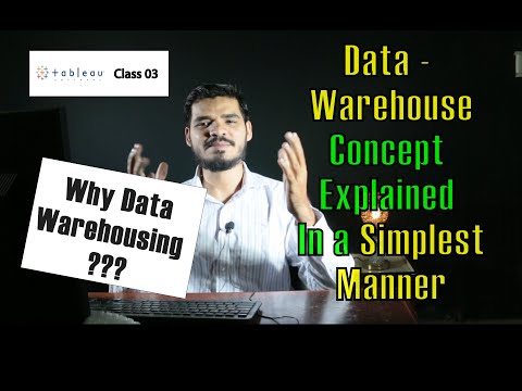 Data Warehouse Explained - Tableau Training Class 03 - Data Drive - Urdu / Hindi