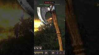 The CHADEST RUNE-WORD AXE in DIABLO #diablo2resurrected #shorts #gaming