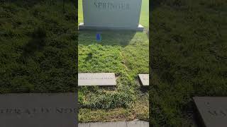 Jerry Springer's Grave #2 Memorial Park Cemetery Skokie IL. Sunday, May 7th, 2023