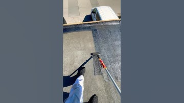 Applying bitumen primer #apply #applying #application #bitumen #bitumen #roof #repairs #repairwork