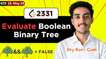 2331 Evaluate Boolean Binary Tree Solution|| ONLY RECURSION || Today