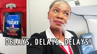 ATC Issues, Bad Weather + Feeling Sick This Week | Flight Attendant Life