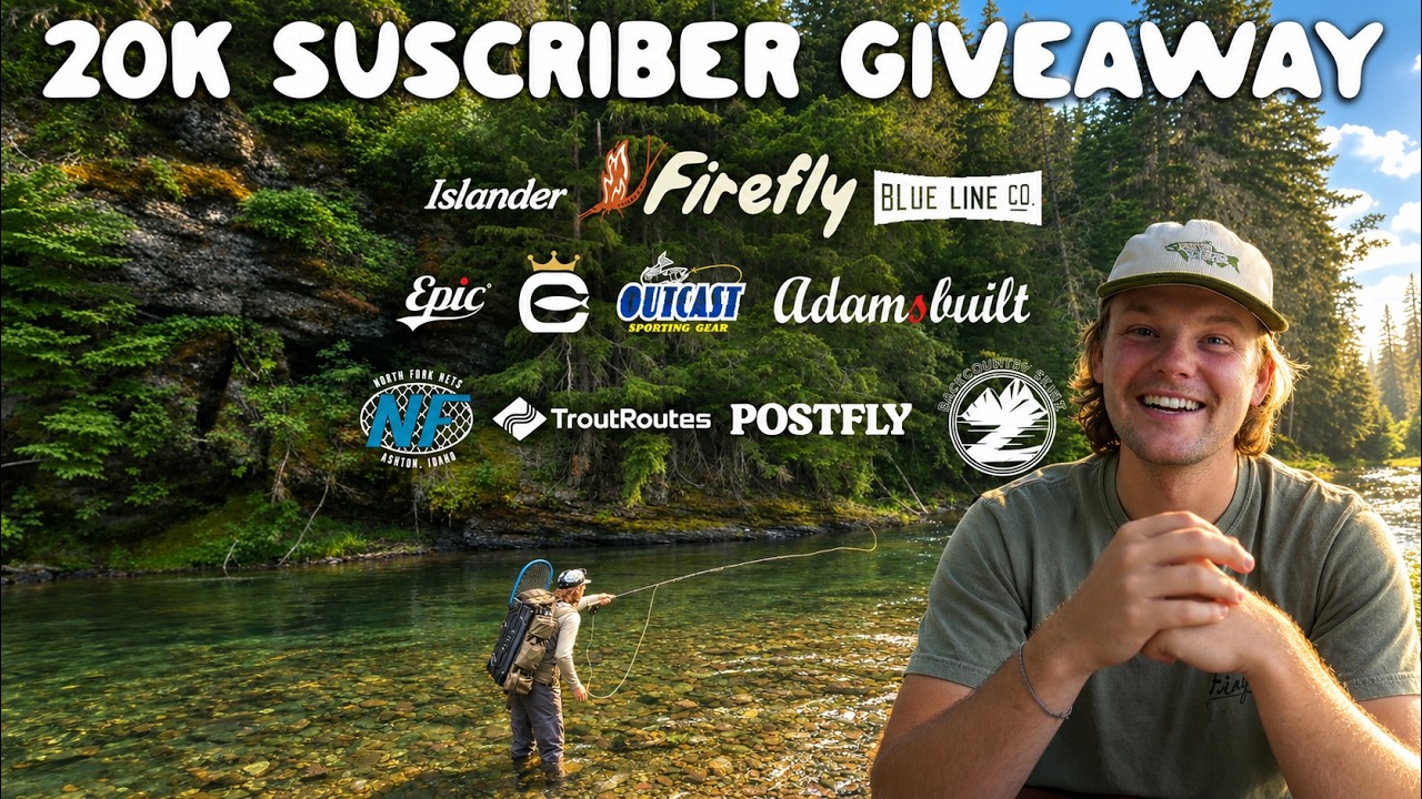 I Hit 20,000 Subscribers… So I’m Giving Away a TON of Fishing Gear